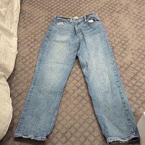 Abercrombie & Fitch Light Blue Straight Leg Jeans
